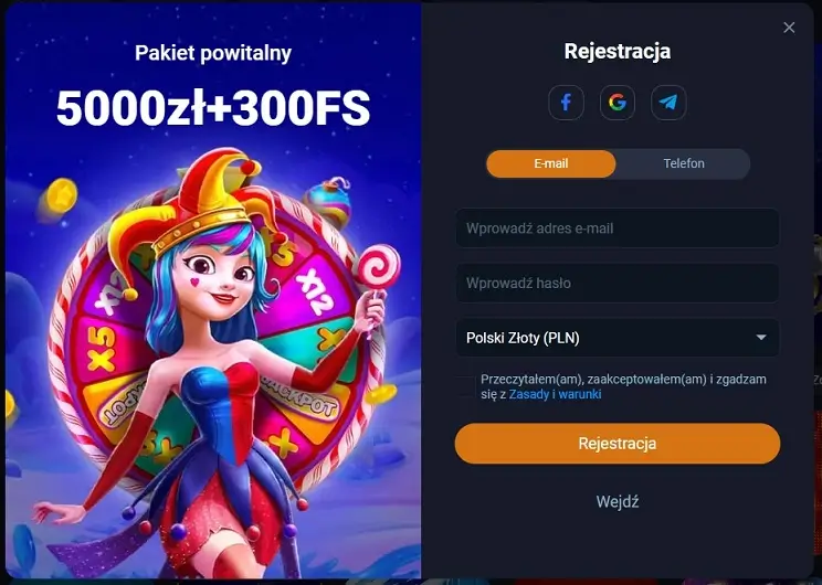 Formularz-rejestracyjny-VoxCasino