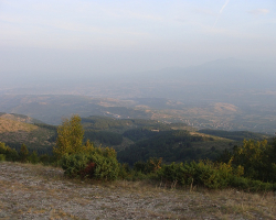 Góra Vodno Skopje widoki