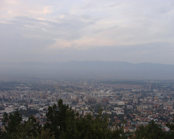 Widok na Skopje z Vodno