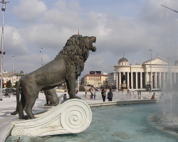 Skopje centrum miasta